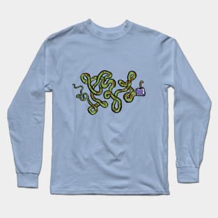 snorkeling water snake Long Sleeve T-Shirt